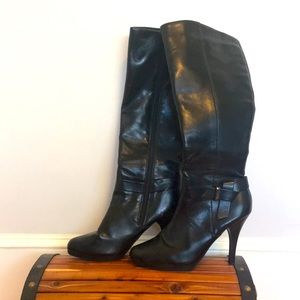 Leather like boots- women’s 8
